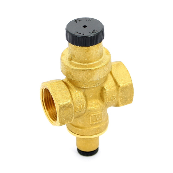 Редуктор давления Compact (латунный, отв. 1/4)  3/4" UF